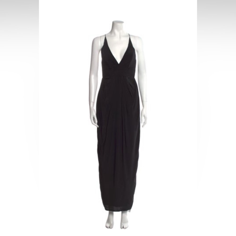 Zimmermann Black silk evening gown - designer size 1 (us size ~6)